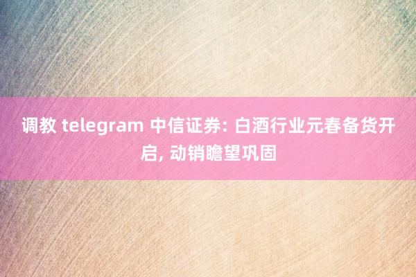调教 telegram 中信证券: 白酒行业元春备货开启， 动销瞻望巩固